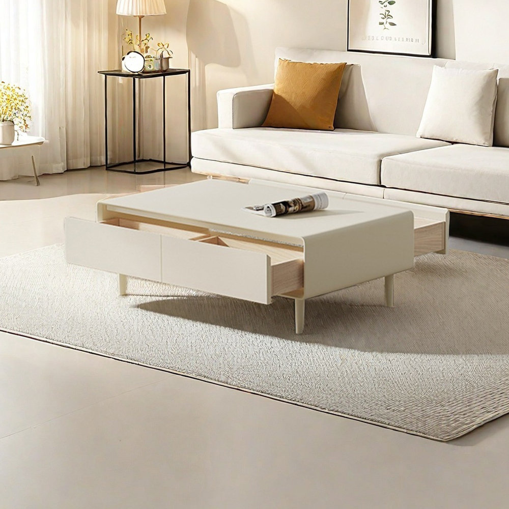 Orxva Galaxy Modern Minimalist Coffee Table with High Legs | Wayfair