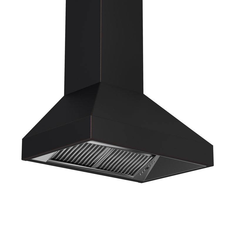 30" 400 CFM Convertible Wall Mount Range Hood, Oil-Rubbed Bronze, 30" W