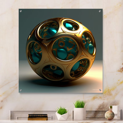 Lomanto - art mural abstrait fractal en acrylique