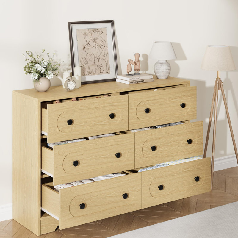 Commode 6 tiroirs Mid-Century