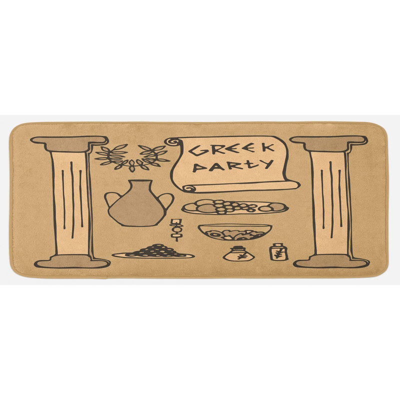 Tapis de cuisine Greek