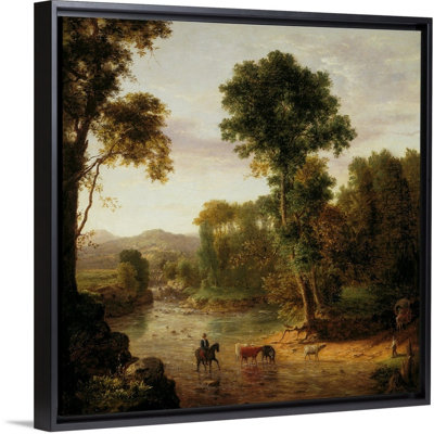«Crossing the Ford», reproduction sur toile