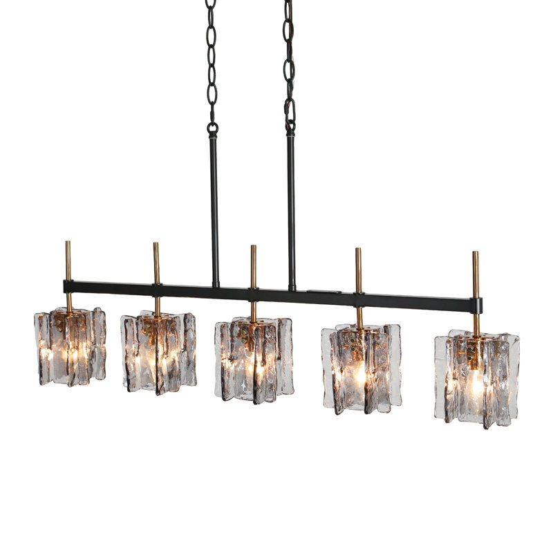 5-Light Gold Kitchen Island Pendant