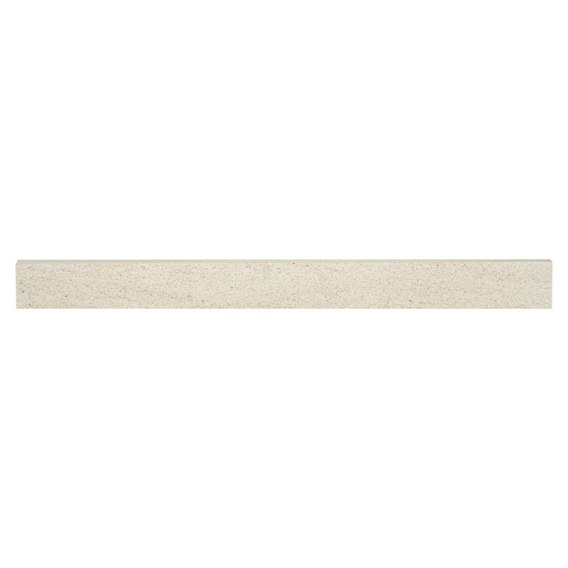 Westvale 2 in. x 24 in Matte Porcelain Bullnose Tile Trim, Buff