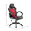 Symple Stuff Adjustable Ergonomic Faux Leather Swiveling PC & Racing Game Chair-1800679820