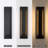Modern Black Iron LED Outdoor Wall Sconce-528659463