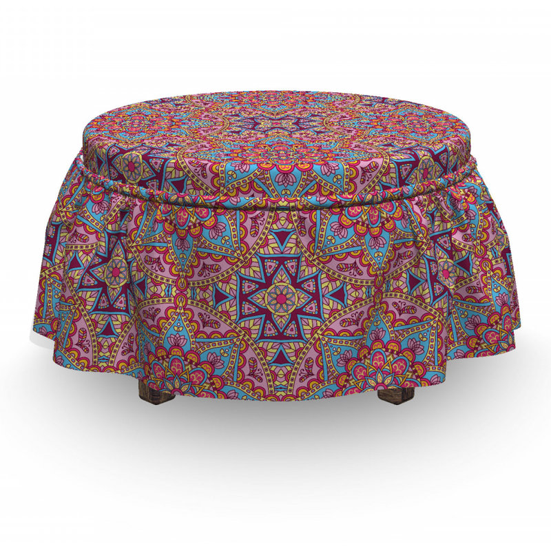 Box Cushion Ottoman Slipcover