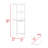 Forester 1-Shelf Pantry Cabinet White