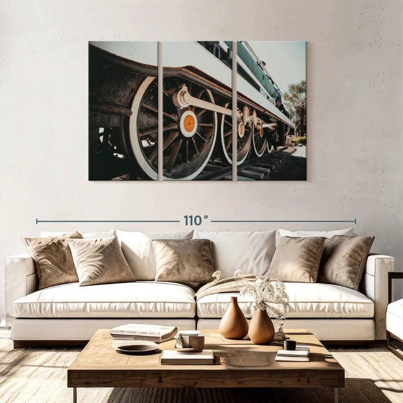 Mehar Old Train, 48" H x 74" W