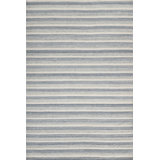 Textures Wool Striped Area Rug in Gray