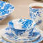 Ensemble de 6 bols en porcelaine bleu Gabrielle