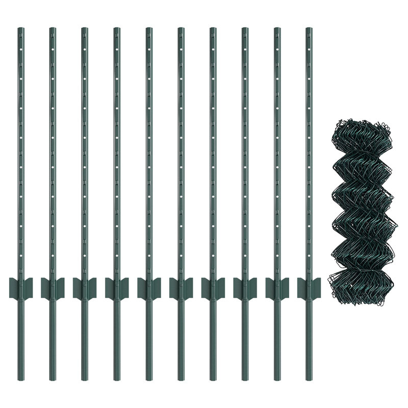80cm H x 1000cm W Steel Border Fencing