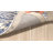 Oakton Hand Tufted Wool/Cotton/Latex Damask Rug in Blue/Ivory-1882439122