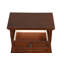 Table de chevet 2 tiroirs Meade, cerise-351678314