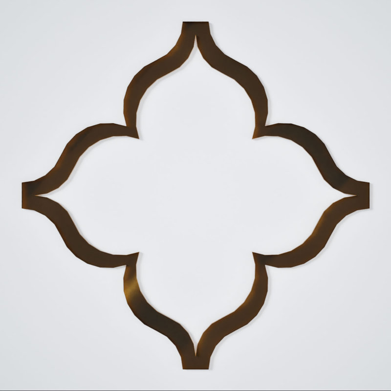 Grands panneaux muraux décoratifs en acrylique May, grand, l 23 3/8 po x H 23 3/8 po x T 1/8 po, miroir bronze, Bronze