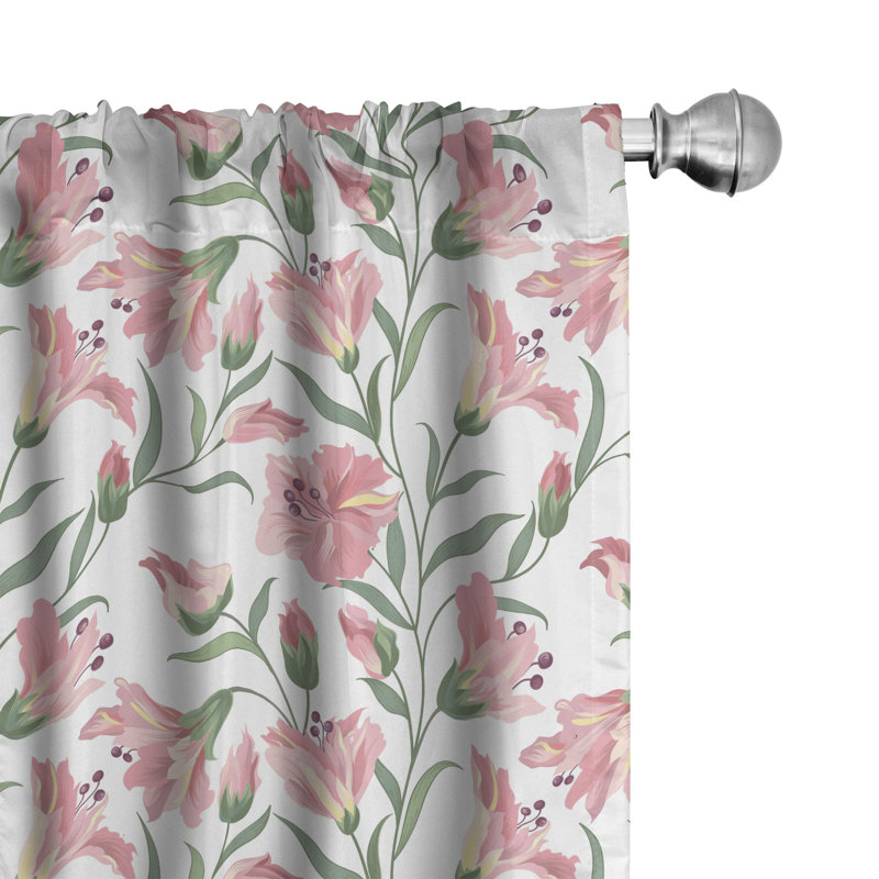 Rideaux 4 panneaux East Urban Home, L 56 po x L 95 po