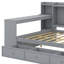Lit de jour en bois avec 3 tiroirs, ports USB et bureau-104831534-104831537