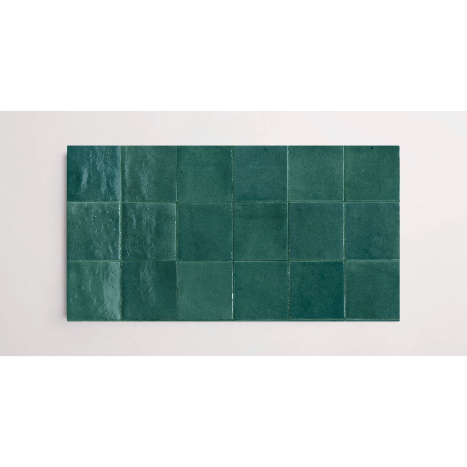 Greenwich 4" x 4" Glossy, Teal