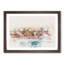 Lima Skyline in Peru Watercolour - Picture Frame Graphic Art Print-56739049-56739048