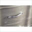 Table de chevet 3 tiroirs Silver Glam