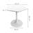 Mikayia Metal Base Dining Table