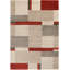 Foulton Shaggy Brown/Red Rug-31916638