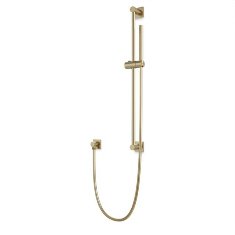 Complete Shower System, Satin Brass/Black