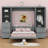 Murphy Bed Wall Bed With Closet ,Drawers And Shelves-474483360