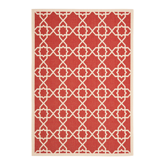 Tapis d'intérieur / extérieur à motif géométrique Dirks Performance, Rectangle 6 pi 7 po x 9 pi 6 po