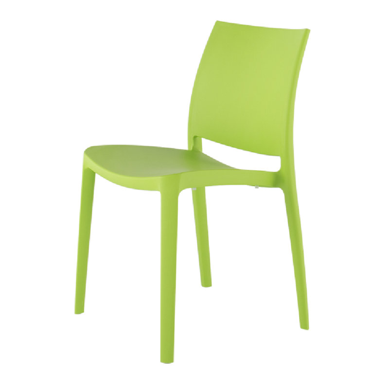 Chaise de salle à manger empilable Sensilla, Vert