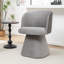 Chaise rembourrée pivotante en velours Dantzler-1966709620