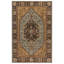 Samarkand 100 One Hundred Seven Area Rug In Blue / Brown-1476856601