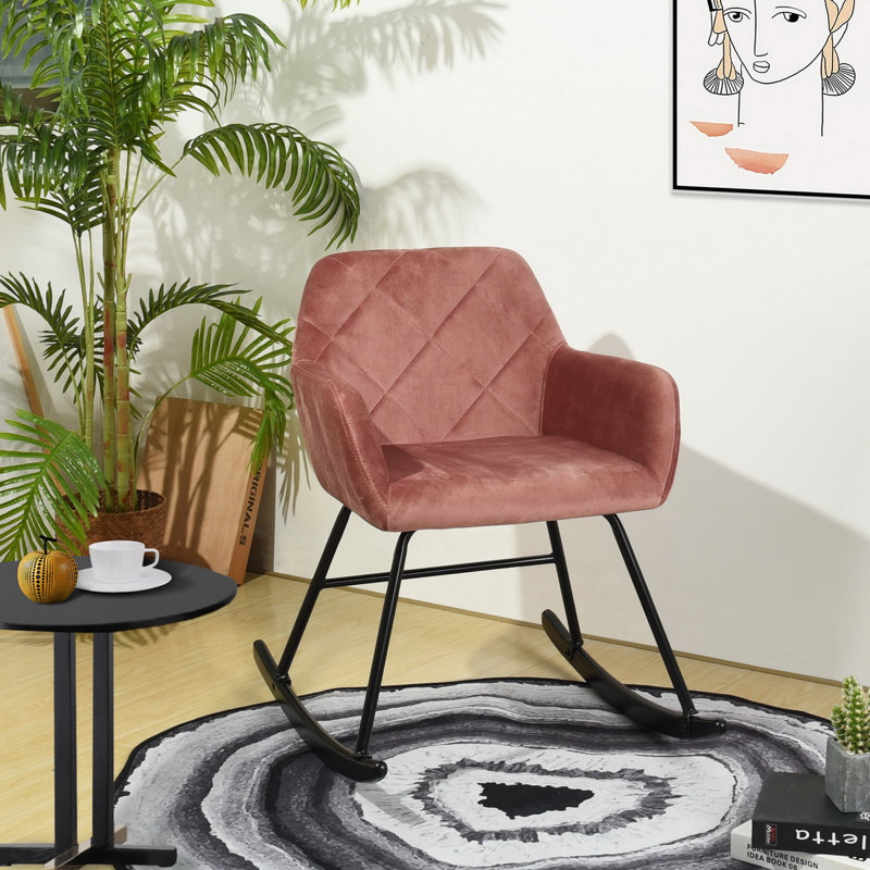 Septimus Rocking Chair, Rose