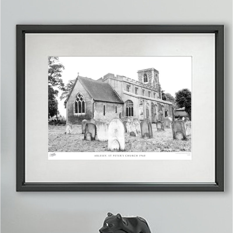 Arlesey, St Peter - Single Picture Frame Print, 45cm H X 60cm W x 2cm D