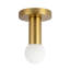 Luminaire encastré DEL dimmable Calla 5 po, or brossé-231462500