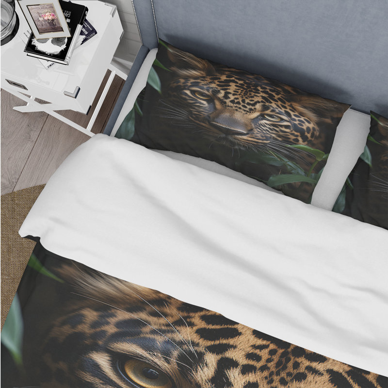 Ensemble de housse de couette Leopard Silent Stalk I - Leopard, Housse de couette très grand et 2 très grandes t