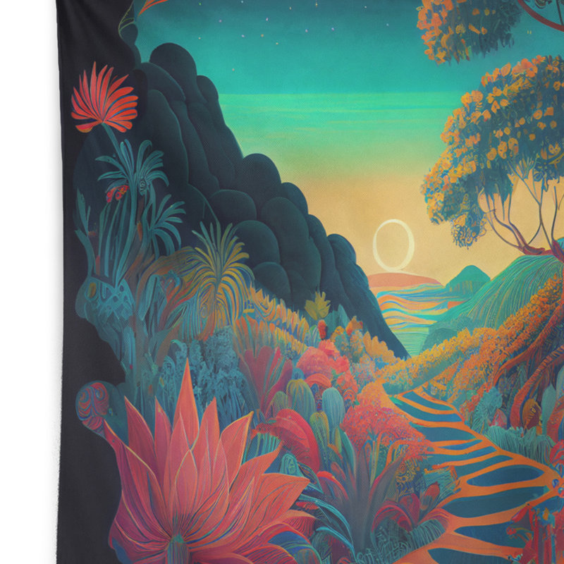 - Tapisserie murale Landscape Mountains, H 32 po x l 39 po