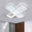 Modern 64cm White Dimmable LED Aluminium Ceiling Light With Remote