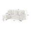 Canapé modulaire moelleux avec canapé-lit en tissu de velours-1916670389
