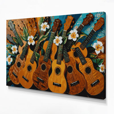 Art mural sur toile hawaïen