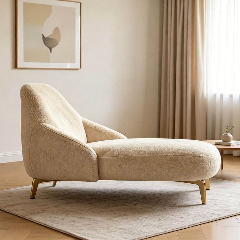 Méridienne de luxe minimaliste de style italien