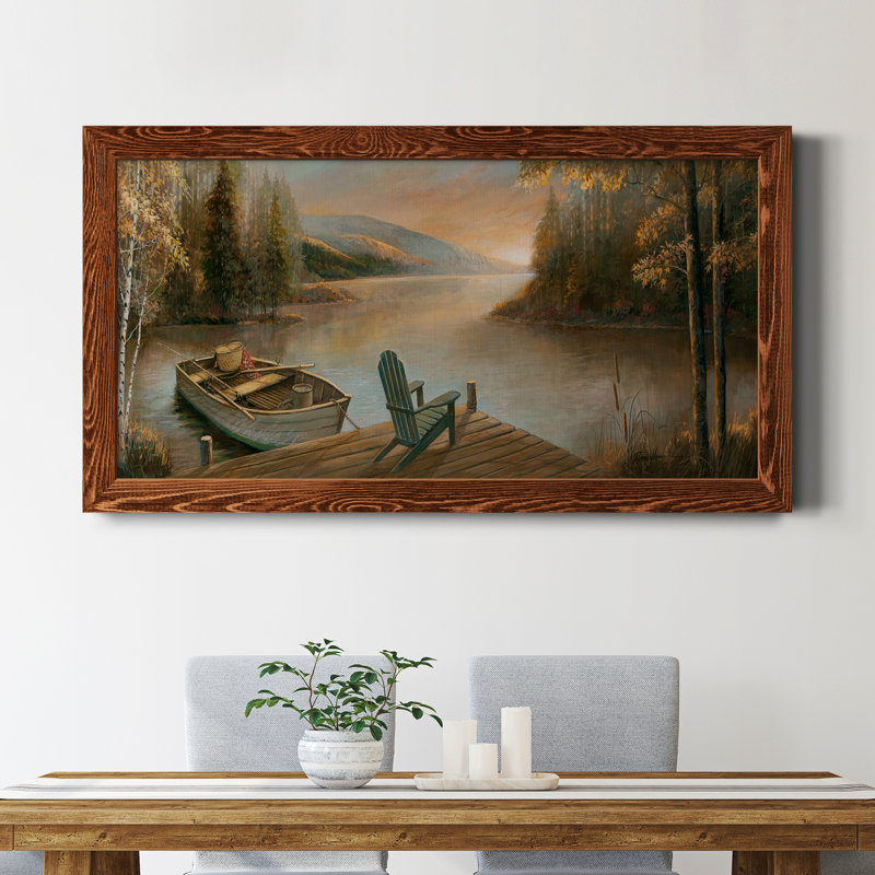 Tranquil Waters - Peinture sur toile encadrée, Érable