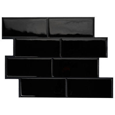 Peel and Stick Gel Backsplash Tile Metro 12'' x 8''