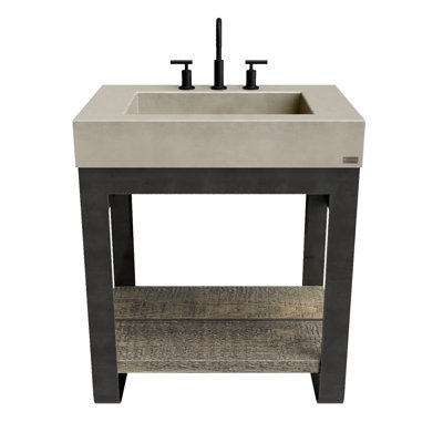 Meuble-lavabo rectangulaire en béton 30 po Outland