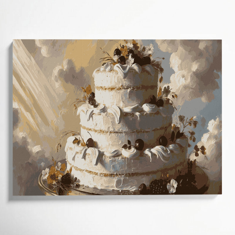 Art mural sur toile Desserts, H 12 po x l 18 po