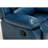Charlotte Navy Blue Leather Gel Recliner