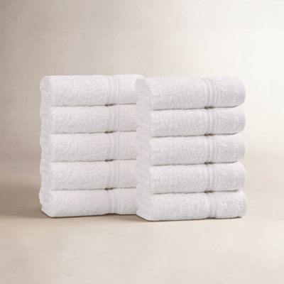 Oleg Heritage Egyptian Cotton Soft Absorbent Luxury Washcloth Towel