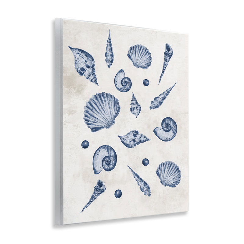 Varied Seashells Pattern Wall Plaque, design by Jacob Q