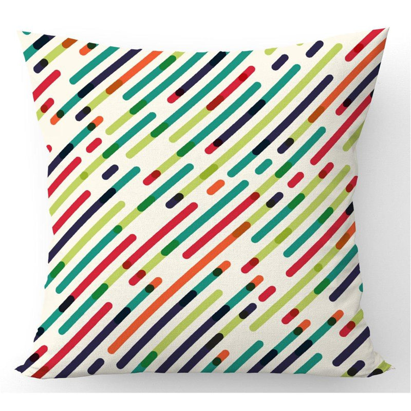 Dzemilja Abstract Square Cushion
