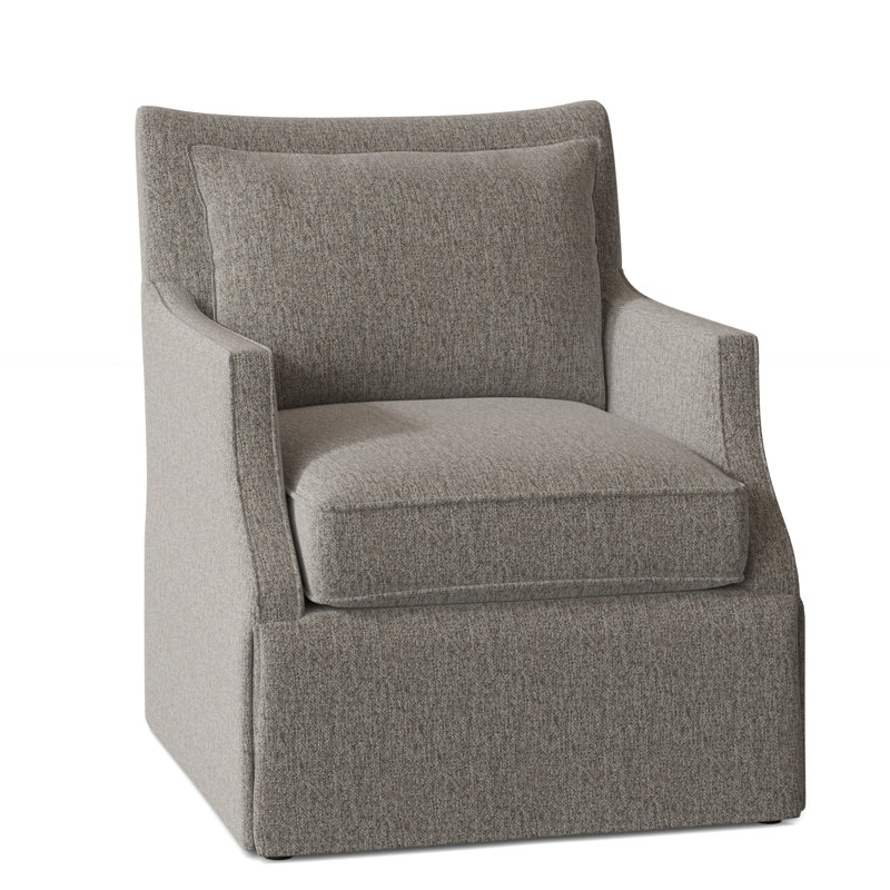 Holly Upholstered Armchair, Smoke (9508 63), Swivel Glider